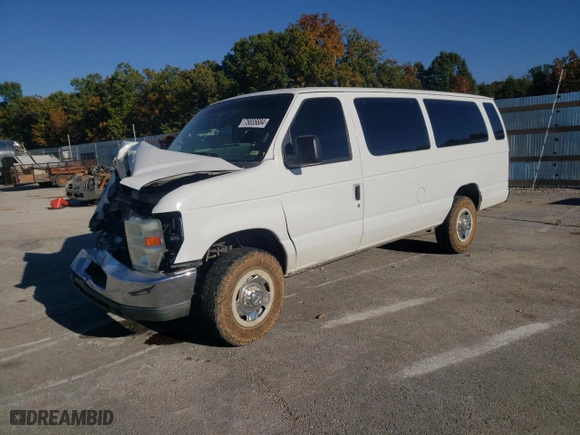 2010 Ford Econoline Wagon XL with VIN 1FBSS3BL6ADA82911, listed as a Copart auction lot 75835684 with 394,007 mi miles and Salvage Title. Bid and sale history available at carsss.com. Image 1.