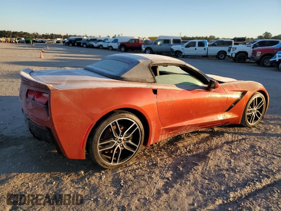 2015 Chevrolet Corvette Z51 2LT with VIN 1G1YK3D71F5111912, listed as a Copart auction lot 41988085 with 0 mi miles and Non Repairable. Bid and sale history available at carsss.com. Image 3.