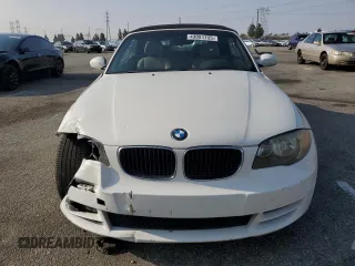 2008 BMW 1 Series 128i with VIN WBAUN13518VH79634, listed as a Copart auction lot 43091755 with 100,180 mi miles and Salvage Title. Bid and sale history available at DreamBid. Image 5.