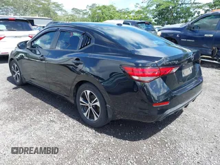2020 Nissan Sentra SV with VIN 3N1AB8CV6LY215500, listed as a IAAI auction lot 41778106 with 24,981 mi miles and . Bid and sale history available at DreamBid. Image 3.