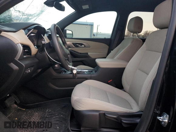2023 Chevrolet Traverse LS with VIN 1GNERFKW6PJ302596, listed as a Copart auction lot 48978035 with Not Provided miles and Salvage Title. Bid and sale history available at DreamBid. Image 7.