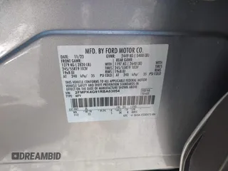 2024 Ford Edge SE with VIN 2FMPK4G91RBA63054, listed as a IAAI auction lot 41973609 with 14,707 mi miles and . Bid and sale history available at DreamBid. Image 9.