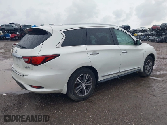 2019 Infiniti QX60 Pure with VIN 5N1DL0MN6KC501941, listed as a IAAI auction lot 42384227 with 103,470 mi miles and . Bid and sale history available at DreamBid. Image 4.