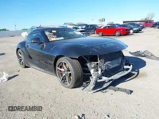 2020 Toyota GR Supra 3.0 with VIN WZ1DB4C04LW025520, listed as a IAAI auction lot 41253696 with 18,978 mi miles. Bid and sale history available at carsss.com. Image 1.