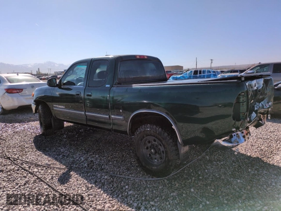 2000 Toyota Tundra SR5 with VIN 5TBBT4417YS114749, listed as a Copart auction lot 52582605 with 158,155 mi miles and Salvage Title. Bid and sale history available at DreamBid. Image 2.