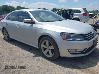 2015 Volkswagen Passat Wolfsburg Edition with VIN 1VWAT7A36FC115431, listed as a IAAI auction lot 42568787 with 167,111 mi miles and . Bid and sale history available at DreamBid. Image 1.