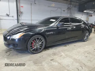 2015 Maserati Quattroporte S Q4 z VIN ZAM56RRA5F1158269, wystawiony jako Copart lot #50154015 z przebiegiem 59 635 mil mil oraz Szkody całkowita. Historia ofert i sprzedaży dostępna na DreamBid. Obrazek 1.