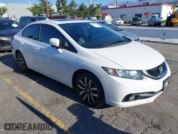 2015 Honda Civic EX-L z VIN 19XFB2F98FE224168, wystawiony jako IAAI lot #42232023 z przebiegiem 98 417 mil mil oraz . Historia ofert i sprzedaży dostępna na DreamBid. Obrazek 1.