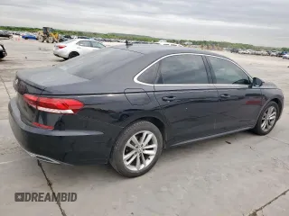 2020 Volkswagen Passat SE with VIN 1VWWA7A37LC026751, listed as a Copart auction lot 50214295 with 72,700 mi miles and Clean title. Bid and sale history available at DreamBid. Image 3.