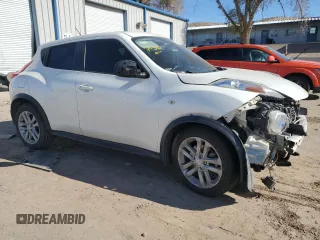 2014 Nissan Juke S with VIN JN8AF5MR2ET451353, listed as a Copart auction lot 80444344 with 138,710 mi miles and Salvage Title. Bid and sale history available at DreamBid. Image 4.