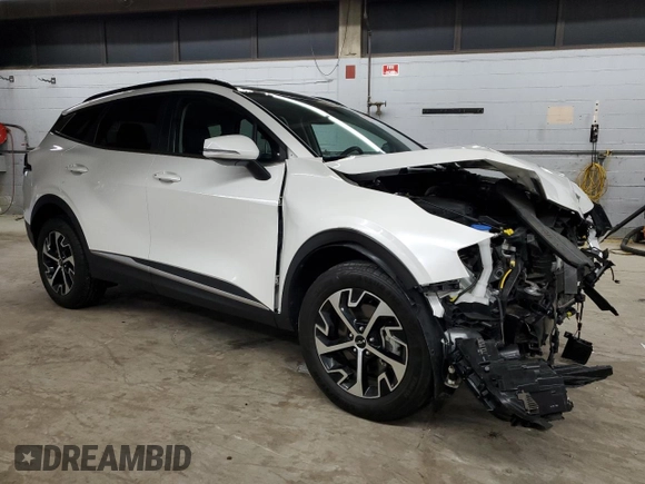 2023 Kia Sportage EX with VIN KNDPVCAG7P7040090, listed as a Copart auction lot 49279485 with 25,921 mi miles and Salvage Title. Bid and sale history available at carsss.com. Image 4.