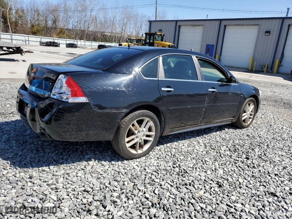 2013 Chevrolet Impala LTZ with VIN 2G1WC5E38D1194894, listed as a Copart auction lot 50334375 with 110,394 mi miles and Clean Title. Bid and sale history available at carsss.com. Image 3.