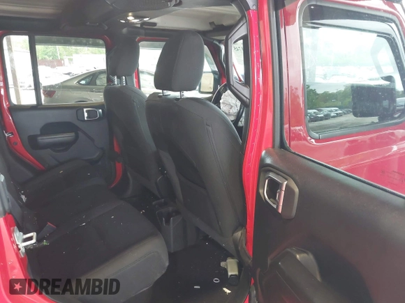 2021 Jeep Gladiator Willys with VIN 1C6HJTAG7ML602130, listed as a IAAI auction lot 42161745 with 49,576 mi miles and . Bid and sale history available at DreamBid. Image 8.