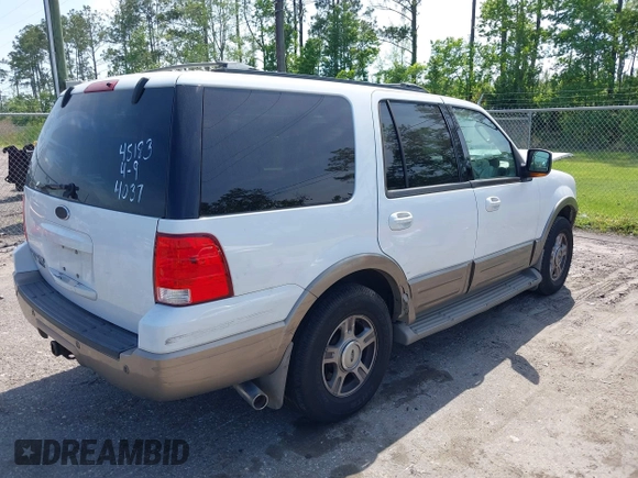 2003 Ford Expedition Eddie Bauer с VIN 1FMFU17L43LC54037, выставлен на аукционе IAAI как лот 39225441 с пробегом 158 745 миль миль и . История ставок и продаж доступна на DreamBid. Изображение 4.