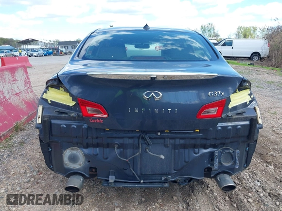 2013 Infiniti G37 x with VIN JN1CV6AR5DM758657, listed as a IAAI auction lot 42044181 with 93,917 mi miles and . Bid and sale history available at carsss.com. Image 6.