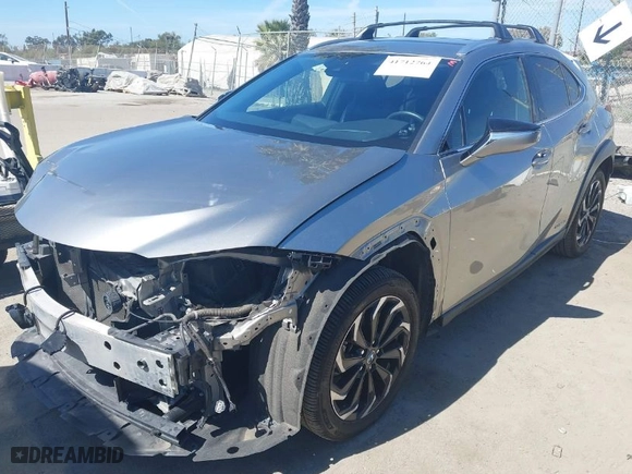 2020 Lexus UX with VIN JTHX9JBH9L2035365, listed as a IAAI auction lot 41712764 with 58,193 mi miles. Bid and sale history available at carsss.com. Image 2.