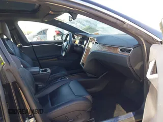 2017 Tesla Model S 100D with VIN 5YJSA1E27HF230508, listed as a IAAI auction lot 42040511 with 98,693 mi miles. Bid and sale history available at carsss.com. Image 5.