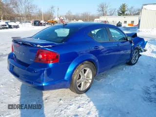 2012 Dodge Avenger SXT z VIN 1C3CDZCB6CN290419, wystawiony jako IAAI lot #41340840 z przebiegiem 86 714 mil mil oraz . Historia ofert i sprzedaży dostępna na DreamBid. Obrazek 4.