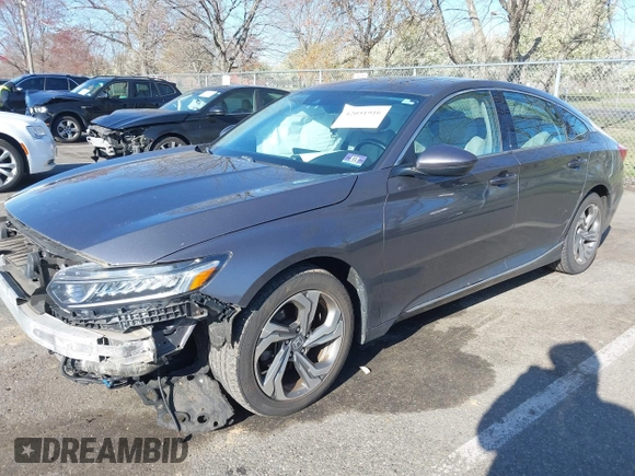 2018 Honda Accord EX-L z VIN 1HGCV1F50JA085250, wystawiony jako IAAI lot #42051910 z przebiegiem 66 822 mil mil oraz . Historia ofert i sprzedaży dostępna na DreamBid. Obrazek 2.
