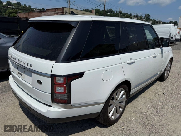 2016 Land Rover Range Rover HSE with VIN SALGS2VF9GA278734, listed as a IAAI auction lot 42844978 with 82,556 mi miles and . Bid and sale history available at DreamBid. Image 4.