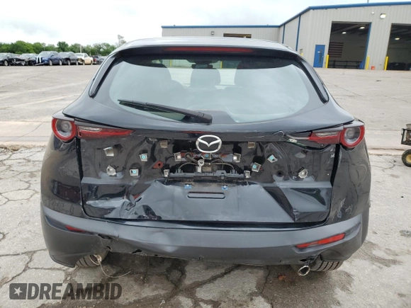 2021 Mazda CX-30 S with VIN 3MVDMAAL5MM303863, listed as a Copart auction lot 54946935 with 71,968 mi miles and Salvage title. Bid and sale history available at DreamBid. Image 6.
