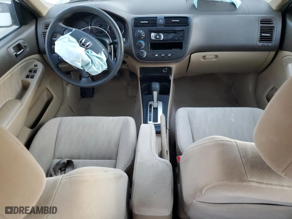 2004 Honda Civic LX with VIN JHMES16524S002110, listed as a Copart auction lot 83453234 with 0 mi miles and Salvage Title. Bid and sale history available at carsss.com. Image 8.