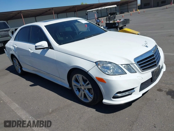 2013 Mercedes-Benz E 350 Luxury with VIN WDDHF5KBXDA764490, listed as a IAAI auction lot 42541763 with 43,428 mi miles and . Bid and sale history available at DreamBid. Image 1.