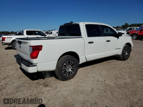 2022 Nissan Titan SV with VIN 1N6AA1EE7NN104391, listed as a Copart auction lot 87625165 with 51,341 mi miles and Salvage title. Bid and sale history available at DreamBid. Image 3.