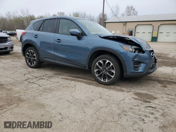 2016 Mazda CX-5 Grand Touring with VIN JM3KE2DY0G0748190, listed as a Copart auction lot 51913155 with 107,997 mi miles and Salvage Title. Bid and sale history available at carsss.com. Image 4.