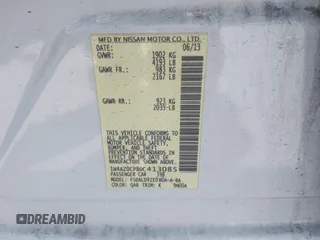 2013 Nissan LEAF SL z VIN 1N4AZ0CP8DC413085, wystawiony jako IAAI lot #42029432 z przebiegiem 62 076 mil mil oraz . Historia ofert i sprzedaży dostępna na DreamBid. Obrazek 9.