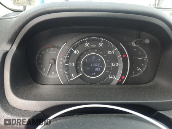 2015 Honda CR-V EX-L with VIN 2HKRM3H78FH549925, listed as a Copart auction lot 51693725 with 116,637 mi miles and Salvage Title. Bid and sale history available at carsss.com. Image 9.