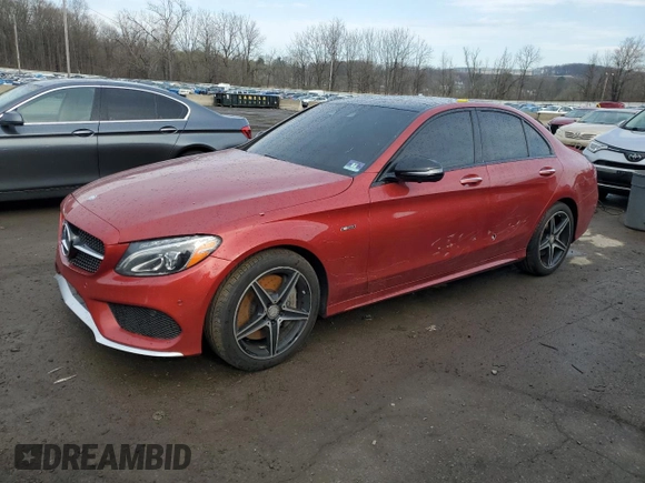 2016 Mercedes-Benz C 450 AMG z VIN 55SWF6EBXGU138130, wystawiony jako Copart lot #52935515 z przebiegiem 118 839 mil mil oraz Szkoda całkowita • Salvage title. Historia ofert i sprzedaży dostępna na DreamBid. Obrazek 1.