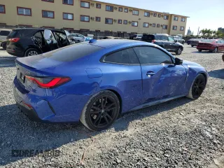 2022 BMW 4 Series 430i z VIN WBA53AP04NCK05705, wystawiony jako Copart lot #53692445 z przebiegiem 39 080 mil mil oraz Szkoda całkowita • Salvage title. Historia ofert i sprzedaży dostępna na DreamBid. Obrazek 3.