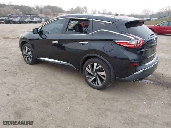2015 Nissan Murano SV with VIN 5N1AZ2MH7FN281307, listed as a IAAI auction lot 41783282 with 212,111 mi miles. Bid and sale history available at carsss.com. Image 3.