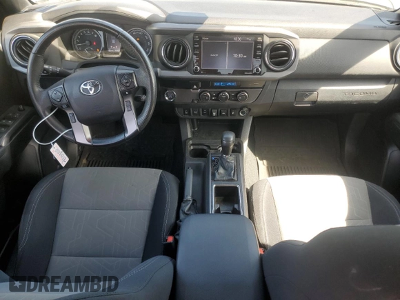 2022 Toyota Tacoma SR5 with VIN 3TMBZ5DN9NM033861, listed as a Copart auction lot 53704065 with 55,386 mi miles and Salvage title. Bid and sale history available at DreamBid. Image 8.