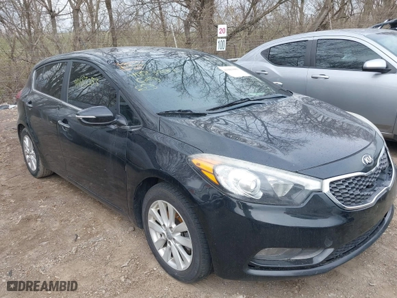 2014 Kia Forte 5-Door EX with VIN KNAFX5A85E5170191, listed as a IAAI auction lot 41883083 with 155,889 mi miles. Bid and sale history available at carsss.com. Image 1.