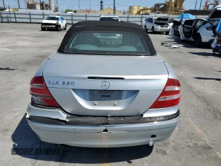 2005 Mercedes-Benz CLK 320 with VIN WDBTK65G35T046524, listed as a Copart auction lot 59342025 with 170,760 mi miles and Salvage title. Bid and sale history available at DreamBid. Image 6.