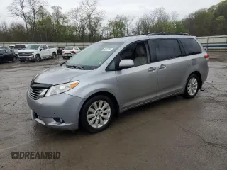 2013 Toyota Sienna XLE with VIN 5TDDK3DC6DS059378, listed as a Copart auction lot 54233765 with 225,129 mi miles and Salvage Title. Bid and sale history available at DreamBid. Image 1.