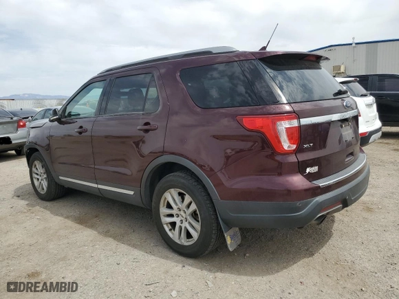 2018 Ford Explorer XLT with VIN 1FM5K8DH1JGC06933, listed as a Copart auction lot 50807535 with 73,252 mi miles and Salvage Title. Bid and sale history available at carsss.com. Image 2.
