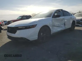 2023 Honda Accord Sport-L with VIN 1HGCY2F76PA047013, listed as a Copart auction lot 52135595 with 29,016 mi miles and Salvage title. Bid and sale history available at DreamBid. Image 1.