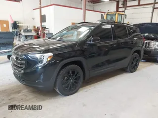 2019 GMC Terrain SLE with VIN 3GKALTEV3KL301938, listed as a IAAI auction lot 41889665 with 77,191 mi miles. Bid and sale history available at carsss.com. Image 18.