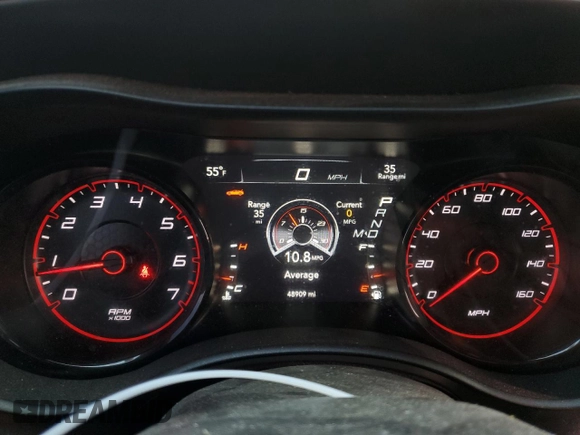 2021 Dodge Charger R/T with VIN 2C3CDXCT4MH588636, listed as a Copart auction lot 49493295 with 48,909 mi miles and Salvage Title. Bid and sale history available at DreamBid. Image 9.