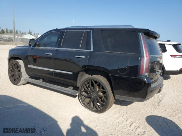 2015 Cadillac Escalade Premium with VIN 1GYS3NKJ1FR536036, listed as a Copart auction lot 43504705 with 140,640 mi miles and Salvage Title. Bid and sale history available at carsss.com. Image 2.