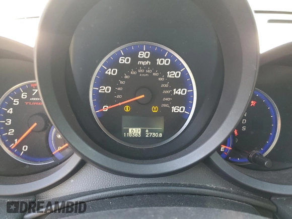 2008 Acura RDX Technology with VIN 5J8TB185X8A003945, listed as a Copart auction lot 54667725 with 110,383 mi miles and Salvage Title. Bid and sale history available at carsss.com. Image 9.