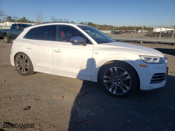 2018 Audi SQ5 Premium Plus with VIN WA1A4AFY0J2062221, listed as a Copart auction lot 67489452 with 41,180 mi miles. Bid and sale history available at carsss.com. Image 4.
