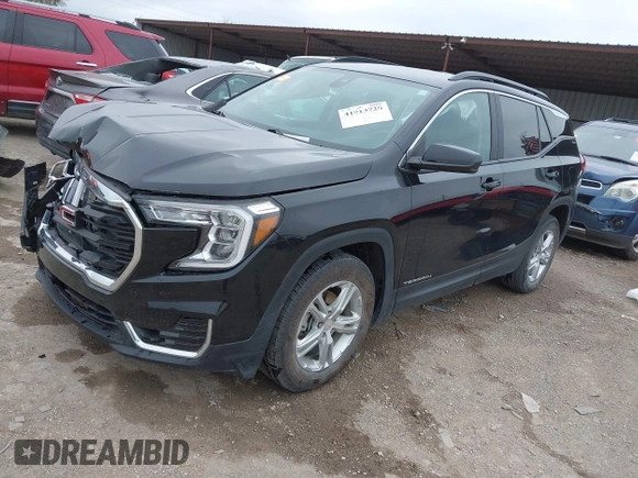 2022 GMC Terrain SLE with VIN 3GKALMEV1NL166310, listed as a IAAI auction lot 41913728 with 62,361 mi miles. Bid and sale history available at carsss.com. Image 18.