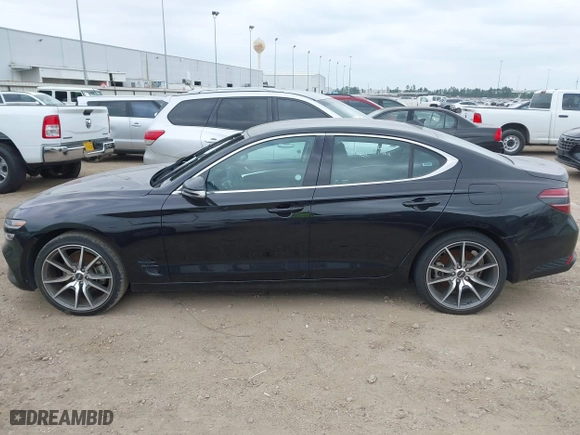 2023 Genesis G70 2.0T with VIN KMTG34TA9PU132552, listed as a IAAI auction lot 42047048 with 39,111 mi miles. Bid and sale history available at carsss.com. Image 14.
