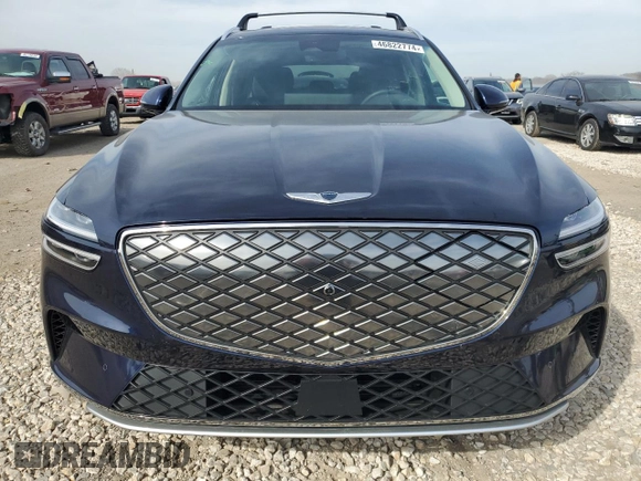 2024 Genesis GV70 Advanced with VIN 5NMMCET16RH001337, listed as a Copart auction lot 46822774 with 605 mi miles and Salvage title. Bid and sale history available at DreamBid. Image 5.