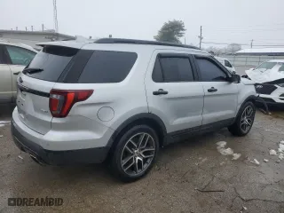 2016 Ford Explorer Sport with VIN 1FM5K8GT5GGC89162, listed as a Copart auction lot 44734365 with 170,985 mi miles and Salvage Title. Bid and sale history available at carsss.com. Image 3.