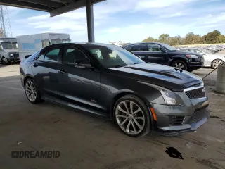 2018 Cadillac ATS-V with VIN 1G6AL5SY4J0134414, listed as a Copart auction lot 46514195 with 46,634 mi miles and Salvage Title. Bid and sale history available at carsss.com. Image 4.